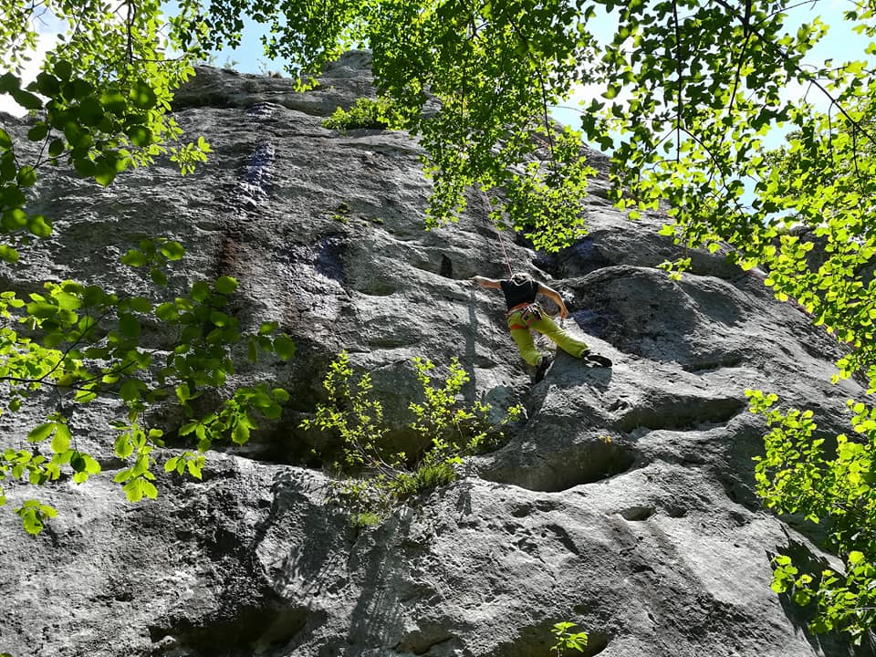 GC- falaise de Péreille Ariège - mai 2018 (1)