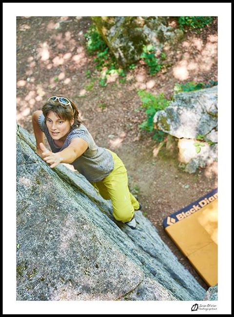 GC - Blocs Laramade Ariège Mélanie