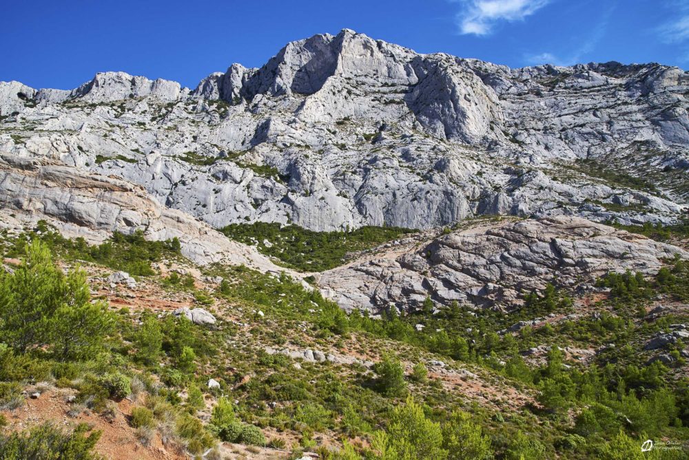 Une partie du massif de la Sainte-Victoire