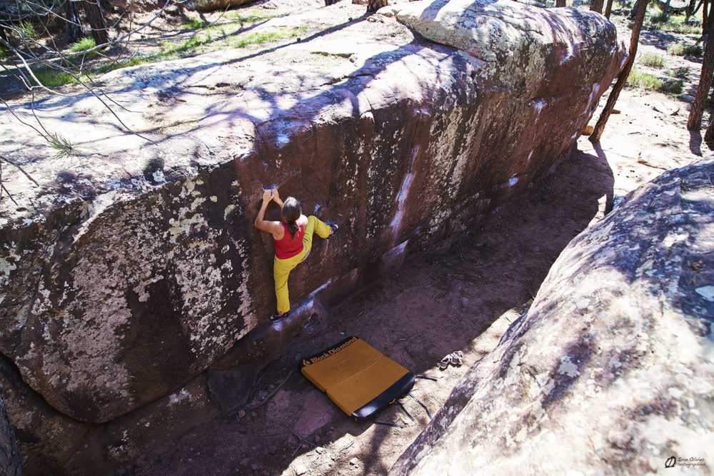 Mélanie dans Implakados, 6b - secteur Parking
