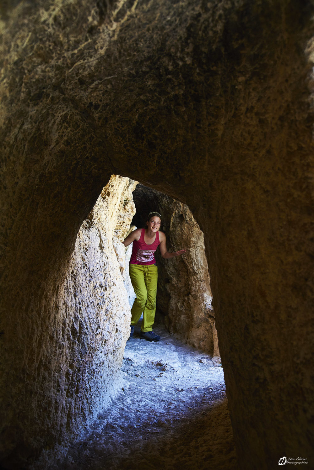 Dans l'ancien aqueduc Romain! 
