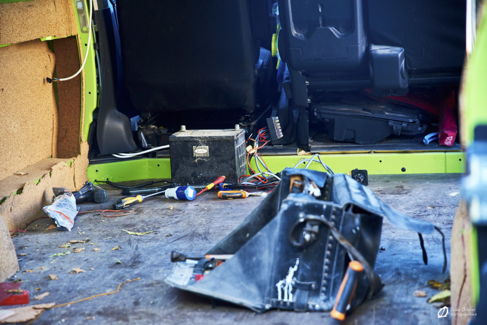 Au tout début de l'aménagement