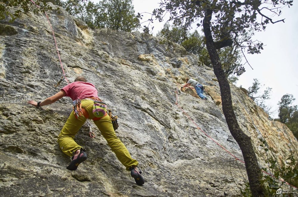 Mélanie dans "Le rêve de Lucy", 6a et Charlotte dans "Néophytus", 5c