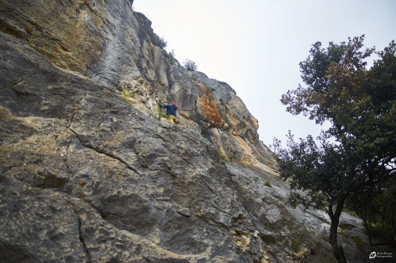 Mélanie dans "Super crack", 5c+ - mai 2021