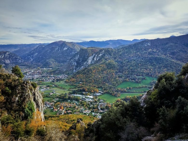 Vue du salon depuis la montagne du Sédour