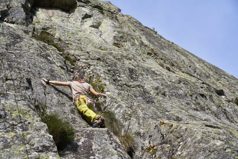 Mélanie dans "La blandinetteé - 4c, 1ère longueur, secteur Martinswand