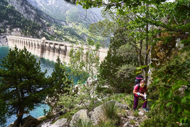 Début du sentier rive droite - mai 2023